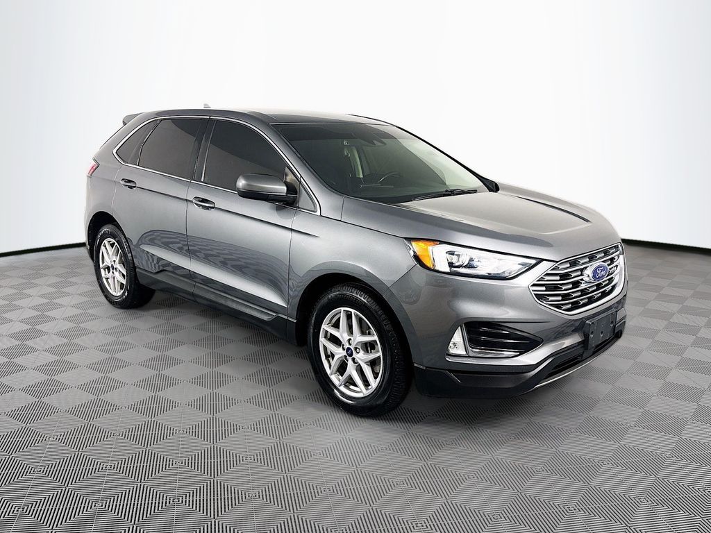 Gray Metallic 2021 Ford Edge SUV / Crossover Front-Wheel Drive 8-Speed Automatic