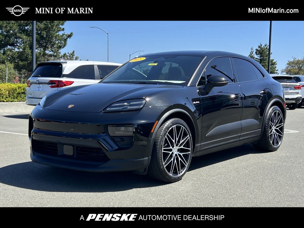 Black 2025 Porsche Macan Electric RWD SUV / Crossover Rear-Wheel Drive Automatic