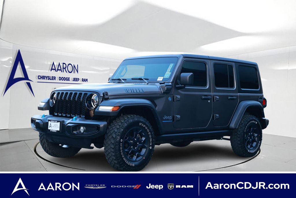 Crystal Metallic 2023 Jeep Wrangler 4xe SUV / Crossover Four-Wheel Drive 8-Speed Automatic