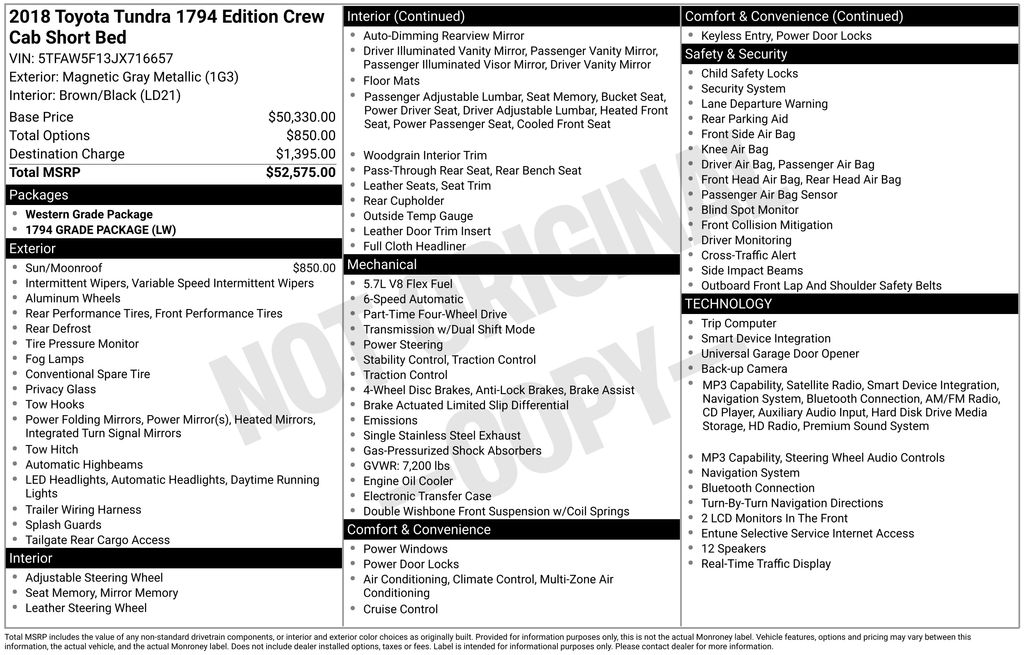 Used 2018 Toyota Tundra Truck
