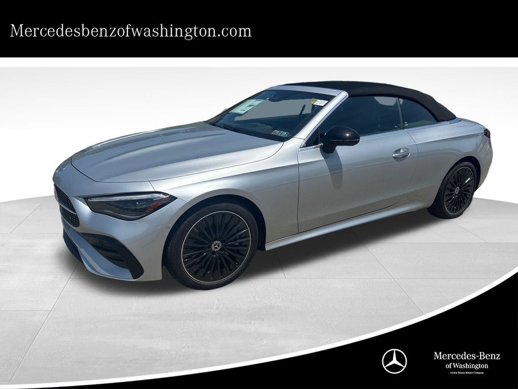 Cirrus Silver Metallic 2026 Mercedes-Benz CLE 450 4MATIC Convertible All-Wheel Drive 9-Speed Automatic
