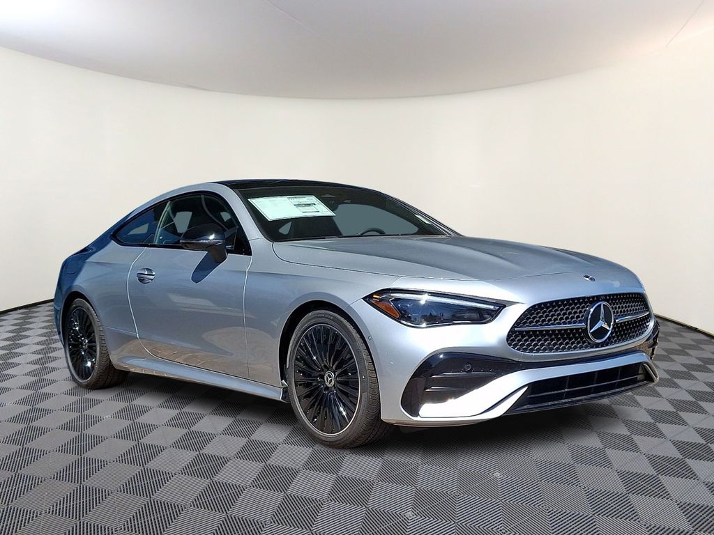 Silver Metallic 2026 Mercedes-Benz CLE 300 4MATIC Coupe All-Wheel Drive 9-Speed Automatic