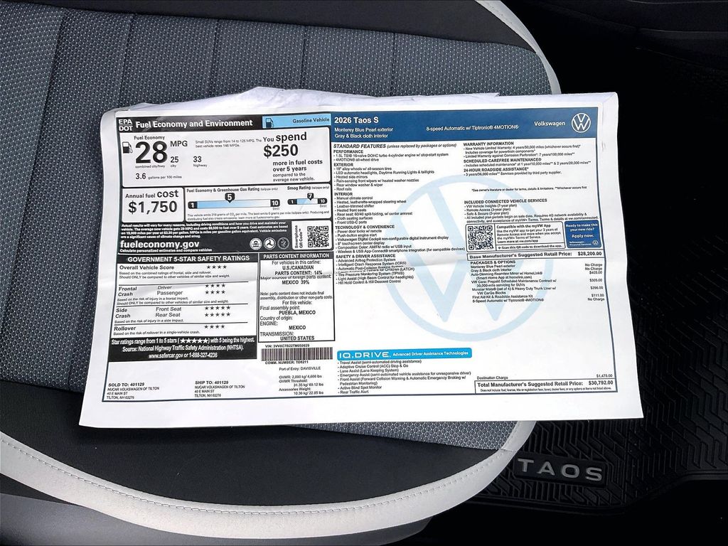 2026 Volkswagen Taos — photo 17