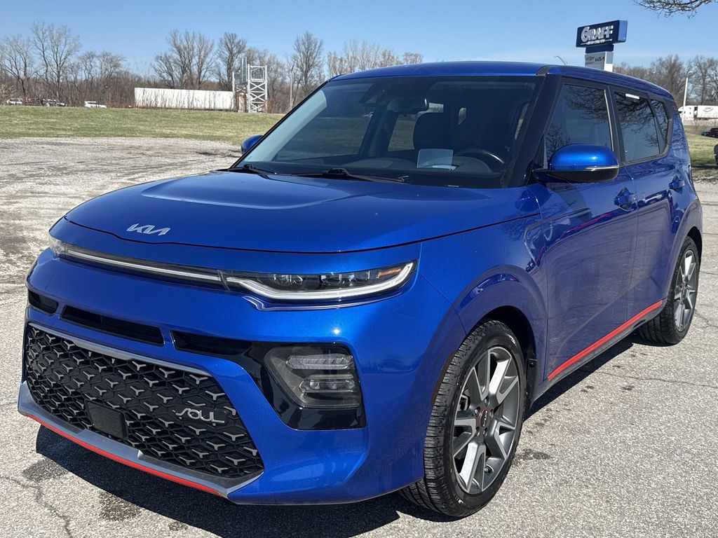 Neptune Blue 2022 Kia Soul Turbo FWD SUV / Crossover Front-Wheel Drive 7-Speed Automatic