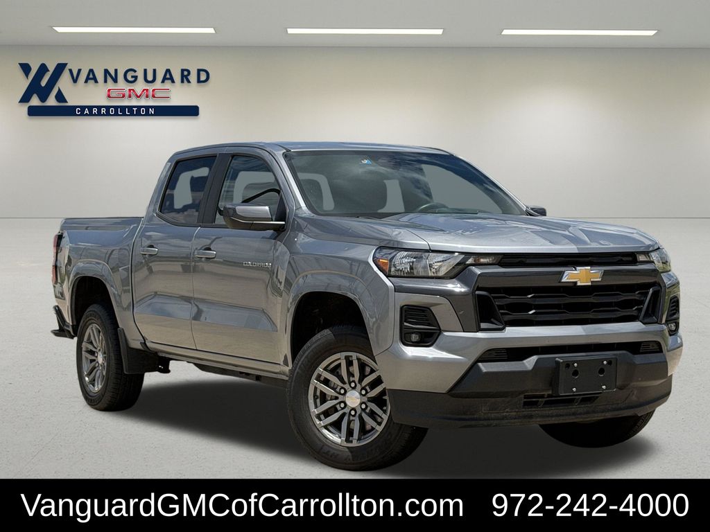 Sterling Gray Metallic 2023 Chevrolet Colorado LT Crew Cab RWD Pickup Truck 4X2 8-Speed Automatic