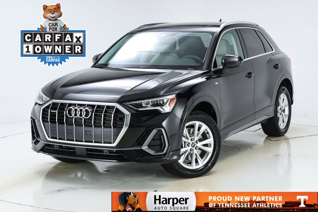Mythos Black Metallic 2025 Audi Q3 quattro Premium Plus S Line 45 TFSI SUV / Crossover All-Wheel Drive 8-Speed Automatic