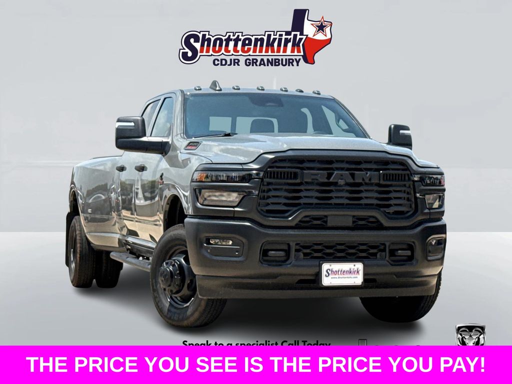 Ceramic Gray Clearcoat 2026 RAM 3500 Pickup Truck Four-Wheel Drive 8-Speed Automatic