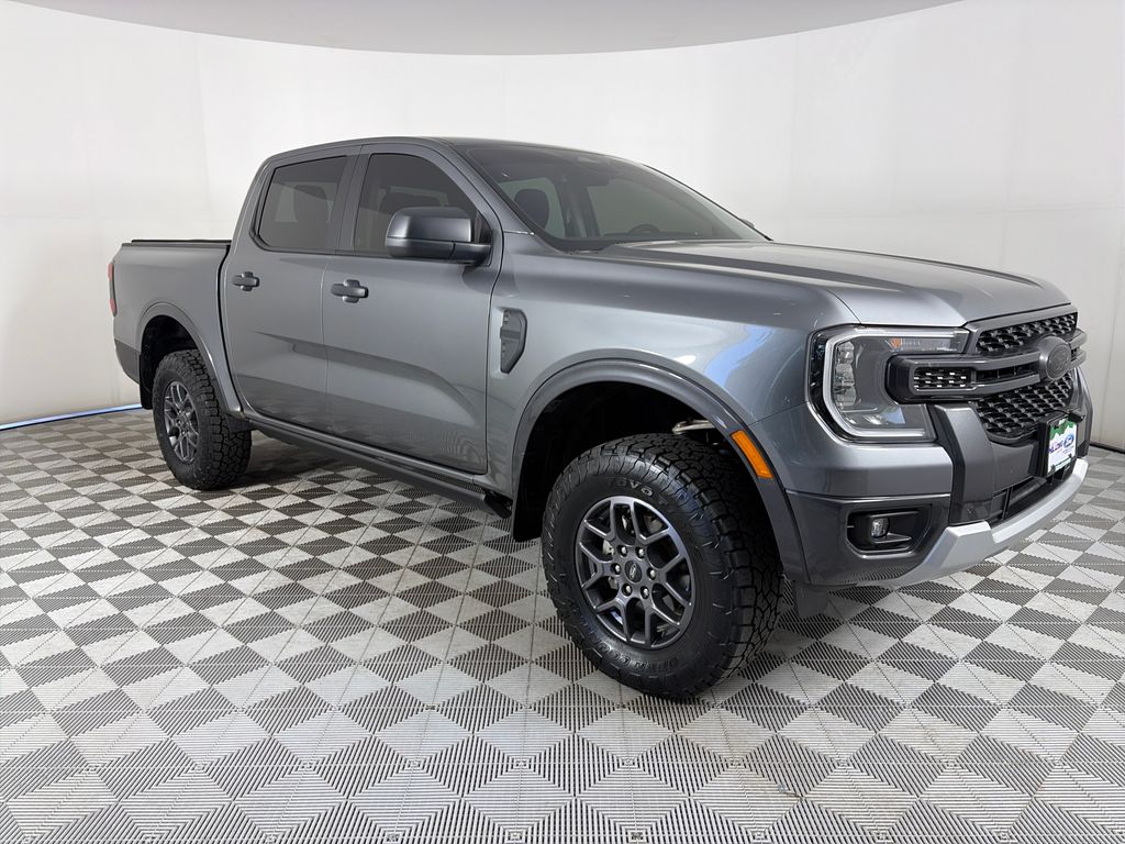 Gray Metallic 2024 Ford Ranger Pickup Truck Four-Wheel Drive Automatic