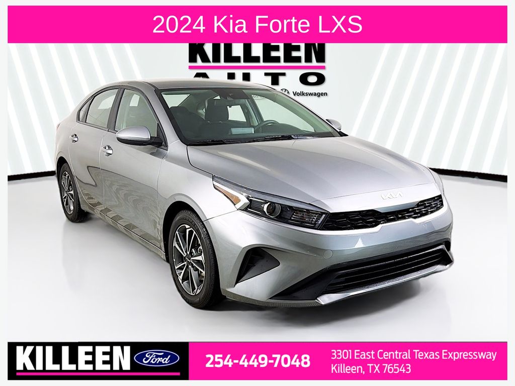 Steel Gray 2024 Kia Forte Sedan Front-Wheel Drive Continuously Variable Transmission