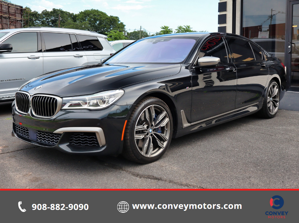 Black Sapphire Metallic 2018 BMW 7 Series Sedan All-Wheel Drive 8-Speed Automatic