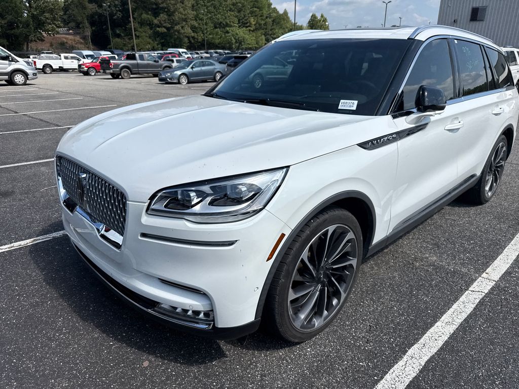2020 White Lincoln Aviator Reserve AWD SUV