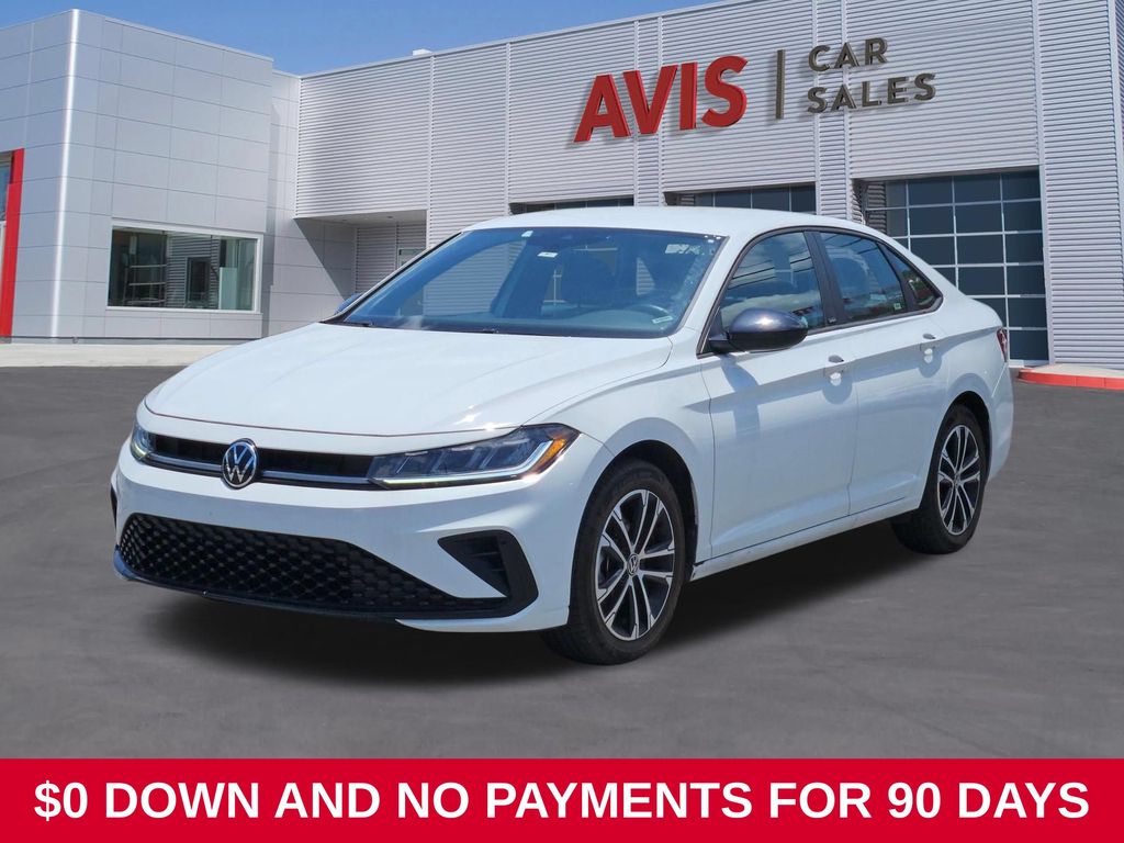 White 2025 Volkswagen Jetta Sedan Front-Wheel Drive 8-Speed Automatic