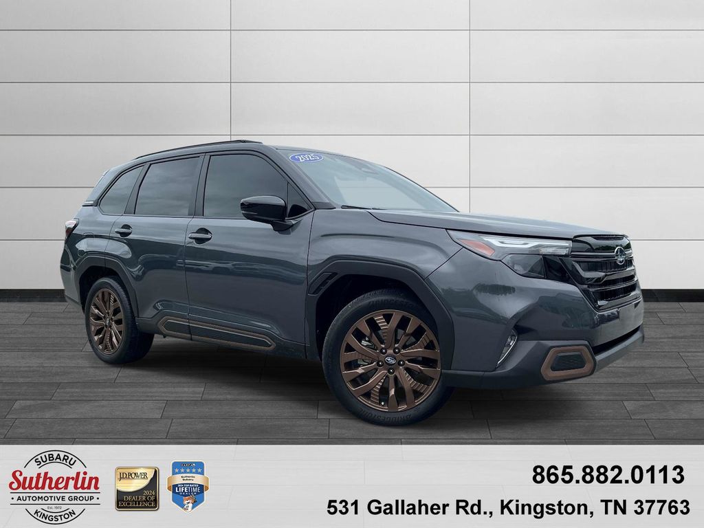 Gray Metallic 2025 Subaru Forester Sport Crossover AWD SUV / Crossover All-Wheel Drive Continuously Variable Transmission