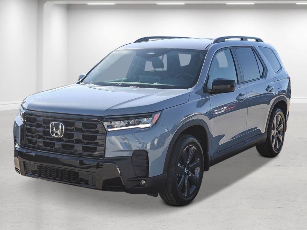 Sonic Gray Pearl 2026 Honda Pilot Sport FWD SUV / Crossover Front-Wheel Drive Automatic