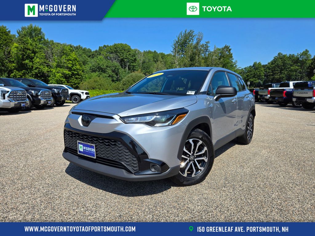 Silver 2024 Toyota Corolla Cross Hybrid SUV / Crossover All-Wheel Drive Continuously Variable Transmission