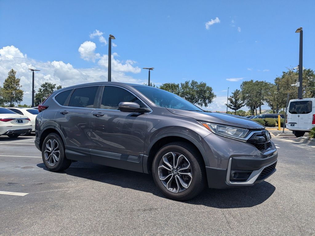 Gray (Modern Steel Metallic) 2022 Honda CR-V SUV / Crossover Front-Wheel Drive Continuously Variable Transmission