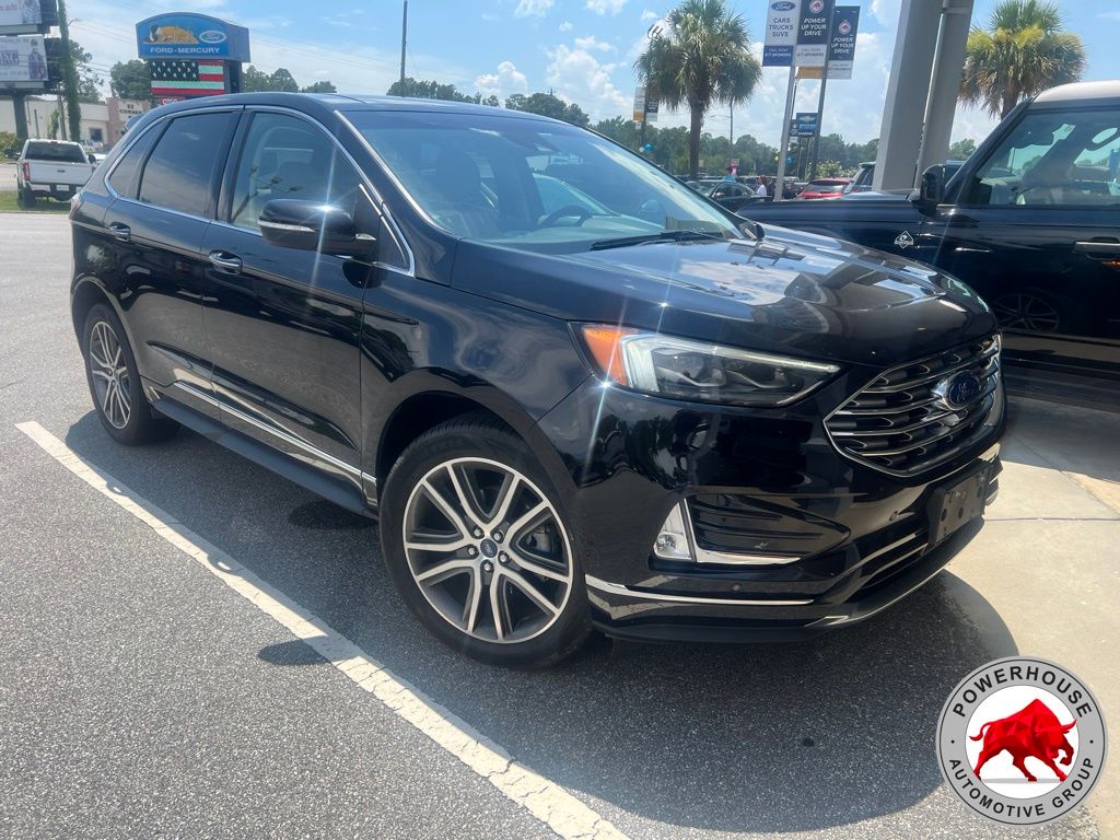 Black Metallic 2019 Ford Edge SUV / Crossover Front-Wheel Drive 8-Speed Automatic