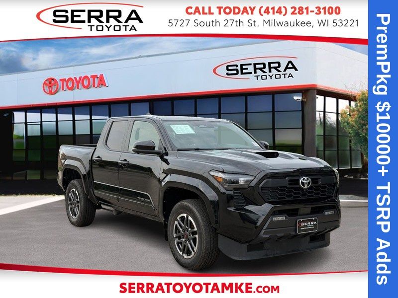 Black 2024 Toyota Tacoma Pickup Truck Four-Wheel Drive 8-Speed Automatic