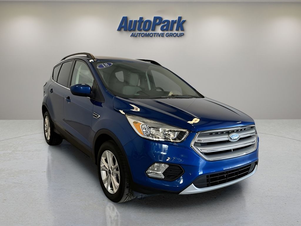 Lightning Blue Metallic 2018 Ford Escape SUV / Crossover All-Wheel Drive 6-Speed Automatic
