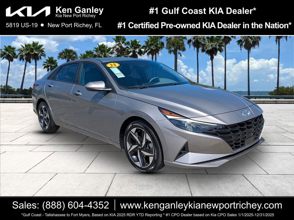 Fluid Metal 2023 Hyundai Elantra SEL FWD Sedan Front-Wheel Drive Continuously Variable Transmission