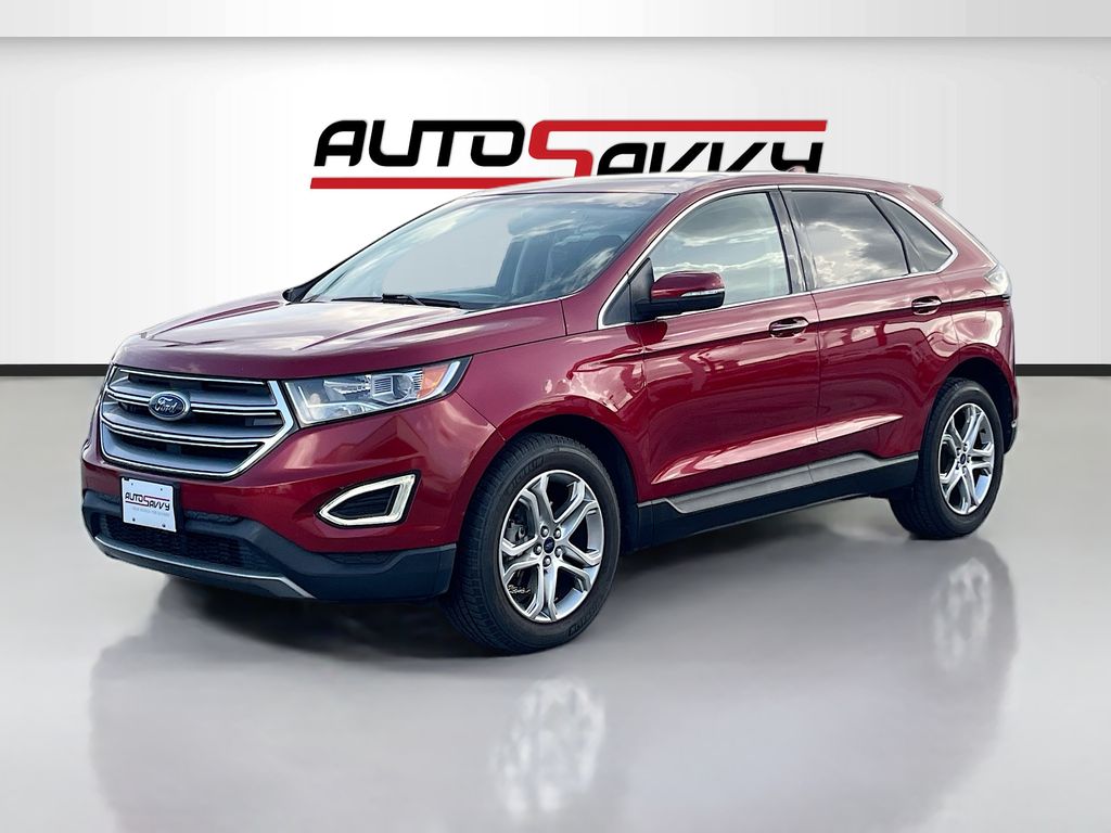 2016 Ford Edge Titanium Red at DeMontrond Ford