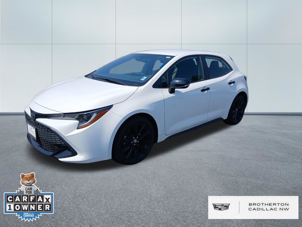 White 2022 Toyota Corolla Hatchback Hatchback Front-Wheel Drive Continuously Variable Transmission