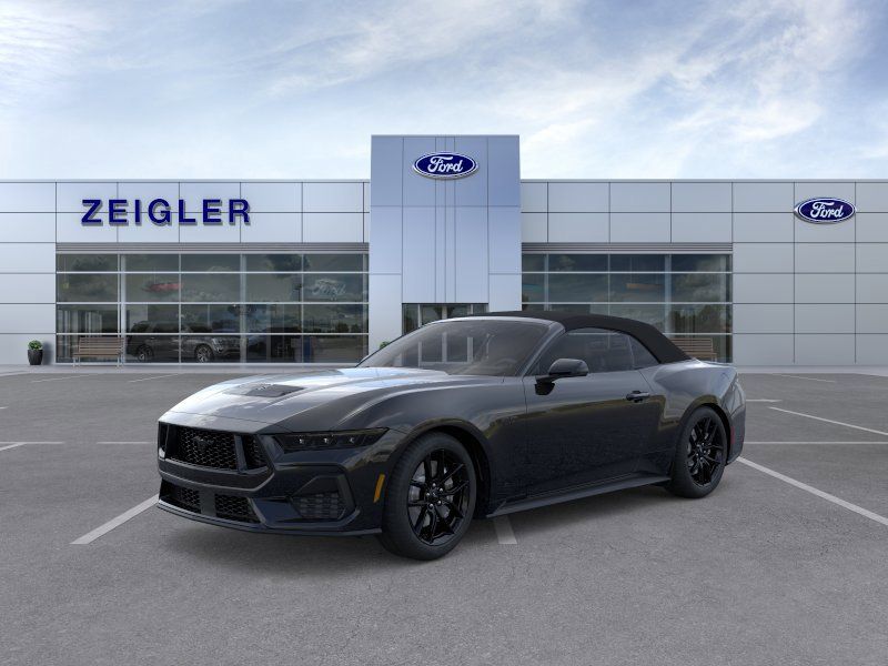 Shadow Black 2025 Ford Mustang GT Premium Convertible RWD Convertible Rear-Wheel Drive Automatic