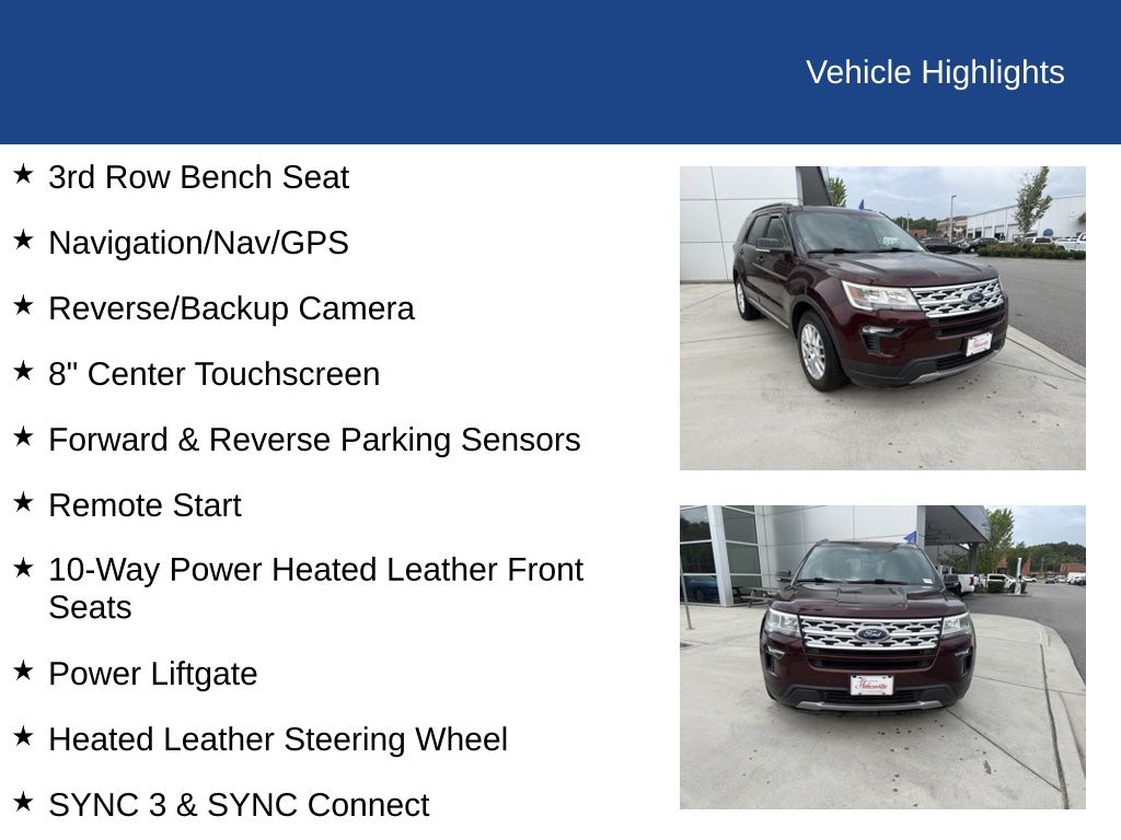 2018 Ford Explorer XLT