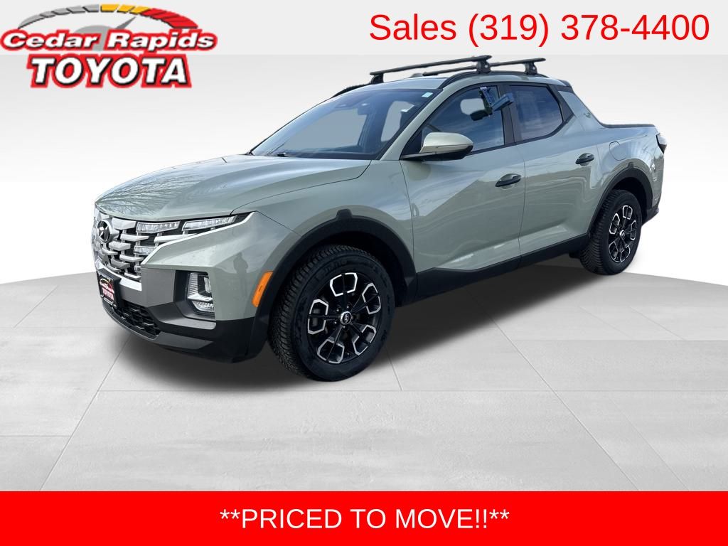 Sage Gray 2022 Hyundai Santa Cruz SEL Crew Cab AWD Pickup Truck All-Wheel Drive 8-Speed Automatic