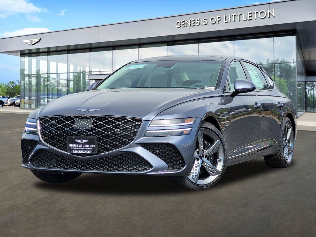 Ceres Blue 2026 Genesis G80 2.5T Sport Prestige AWD Sedan All-Wheel Drive 8-Speed Automatic