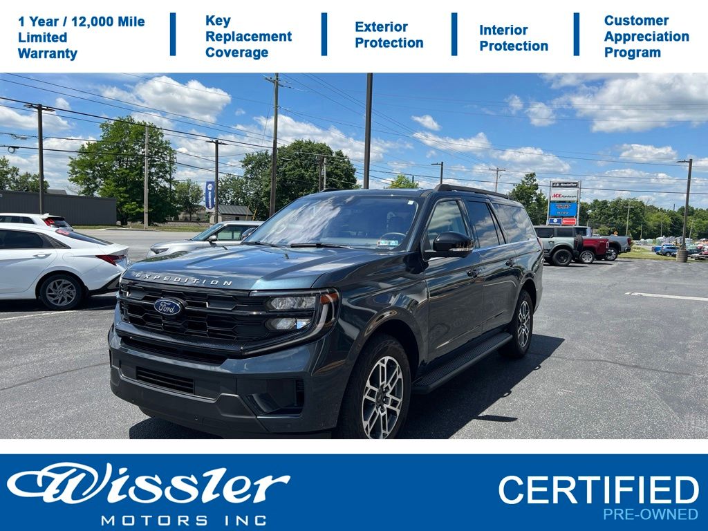 Blue Metallic 2025 Ford Expedition SUV / Crossover Four-Wheel Drive Automatic