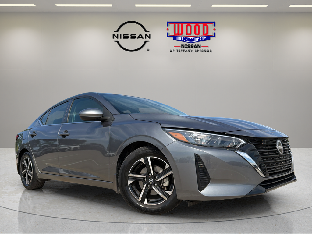 Gray (Gun Metallic) 2024 Nissan Sentra Sedan Front-Wheel Drive Continuously Variable Transmission