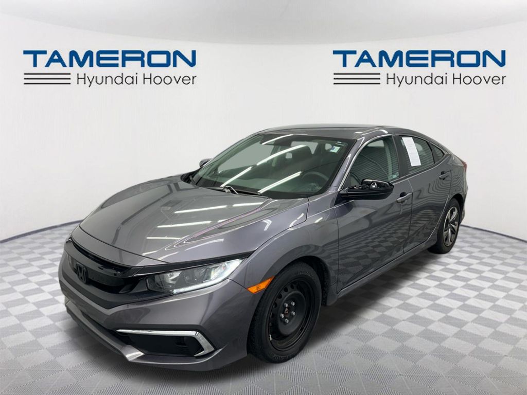 Polished Metal Metallic 2020 Honda Civic LX Sedan FWD Sedan Front-Wheel Drive Continuously Variable Transmission