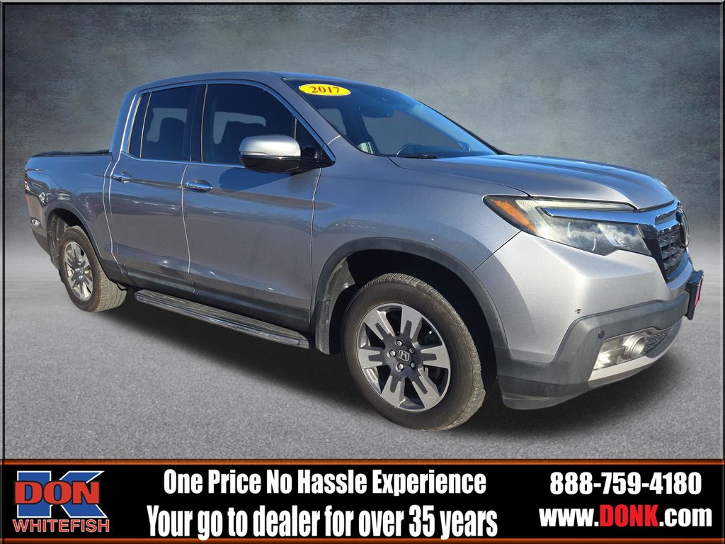 Lunar Silver Metallic 2017 Honda Ridgeline RTL-E AWD Pickup Truck All-Wheel Drive 6-Speed Automatic