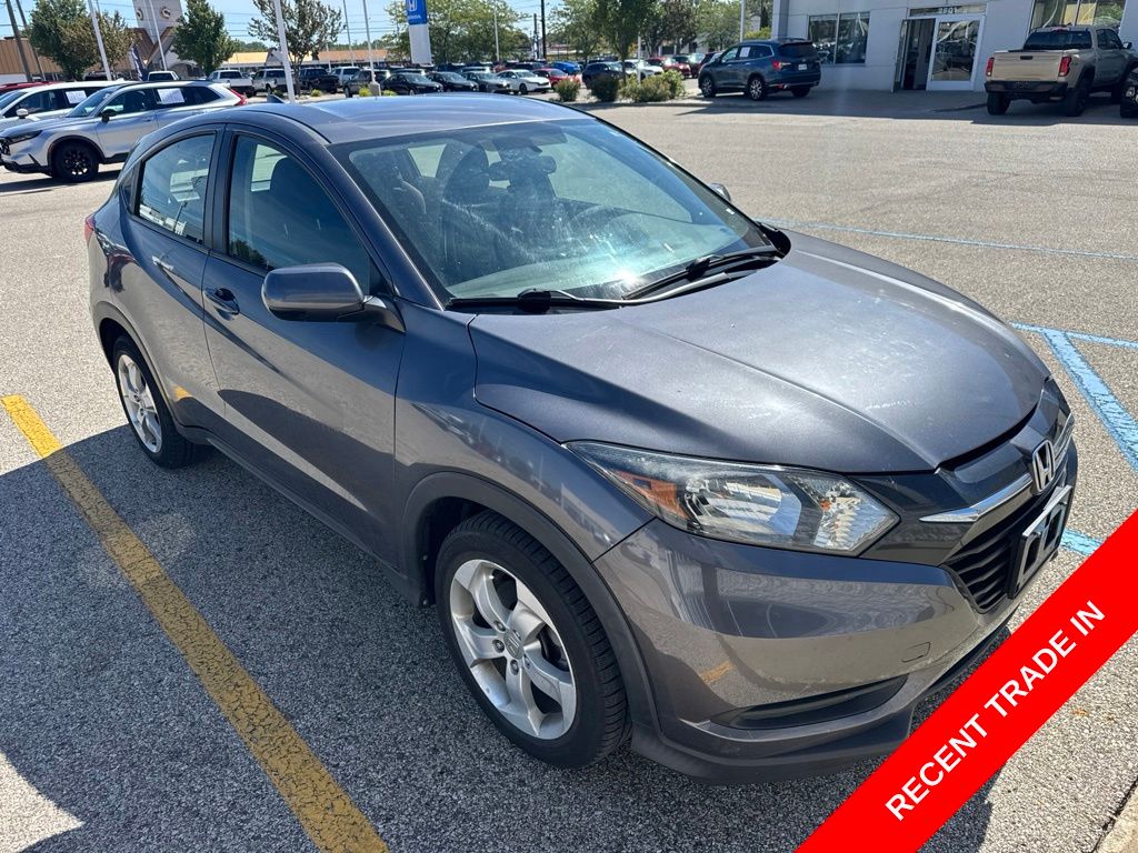 Gray (Modern Steel Metallic) 2016 Honda HR-V SUV / Crossover Front-Wheel Drive Continuously Variable Transmission
