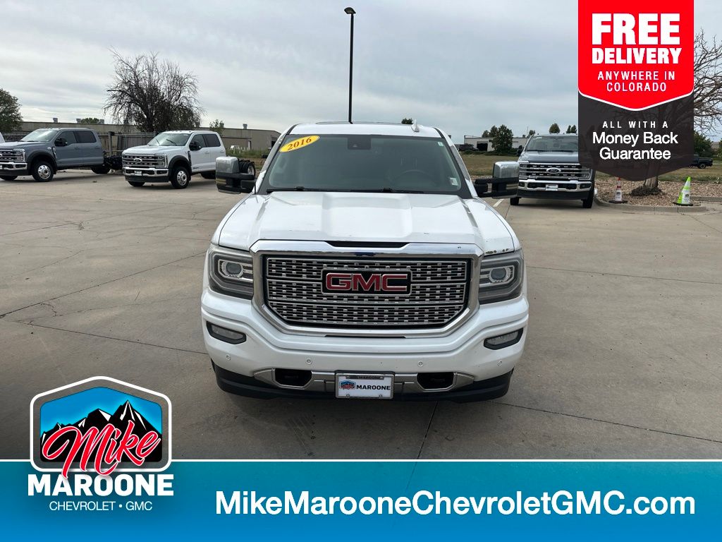 White Frost Tricoat 2016 GMC Sierra 1500 Pickup Truck Four-Wheel Drive 8-Speed Automatic Overdrive