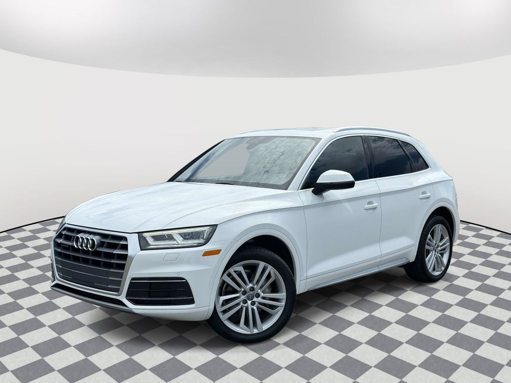Ibis White 2018 Audi Q5 SUV / Crossover All-Wheel Drive 7-Speed Automatic