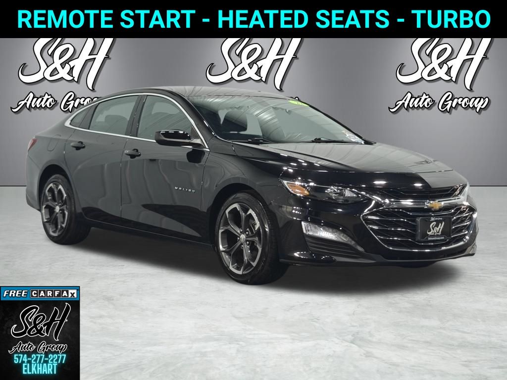 Mosaic Black Metallic 2022 Chevrolet Malibu Sedan Front-Wheel Drive Continuously Variable Transmission