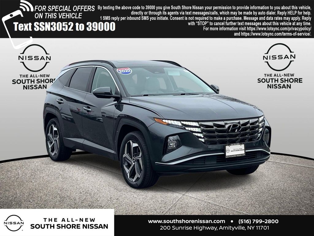 Portofino Gray 2022 Hyundai Tucson SEL AWD SUV / Crossover All-Wheel Drive 8-Speed Automatic