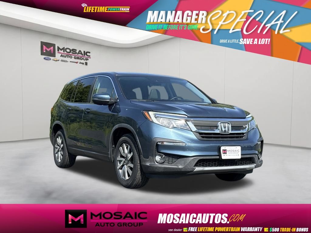 Blue 2019 Honda Pilot SUV / Crossover All-Wheel Drive 6-Speed Automatic