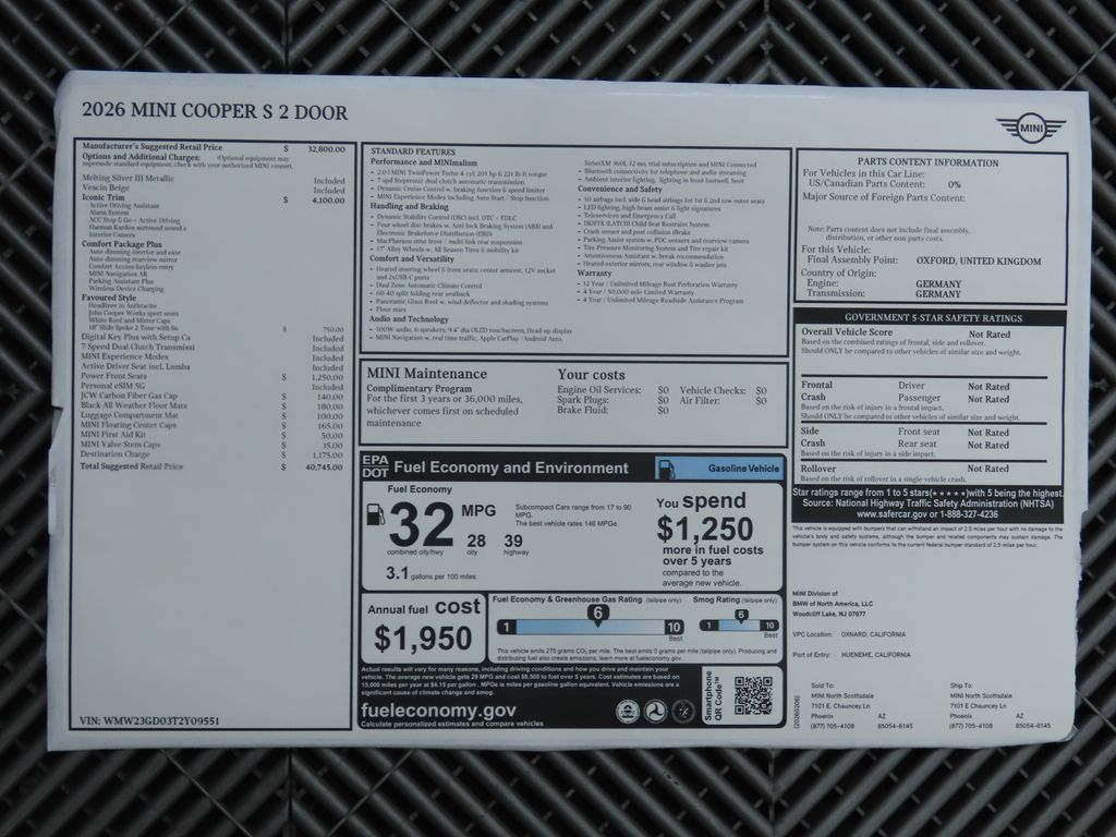 Thumbnail: 2026 MINI Cooper - 9