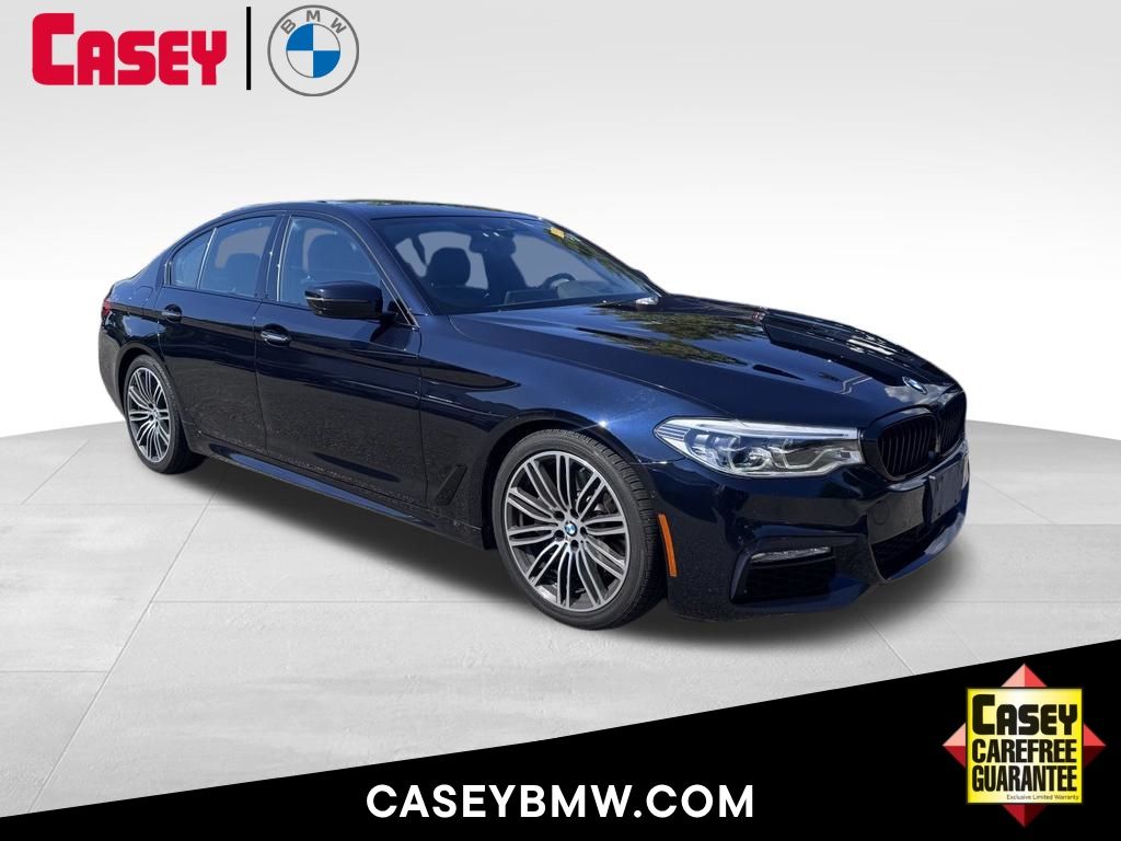 Carbon Black Metallic 2018 BMW 5 Series Sedan All-Wheel Drive 8-Speed Automatic