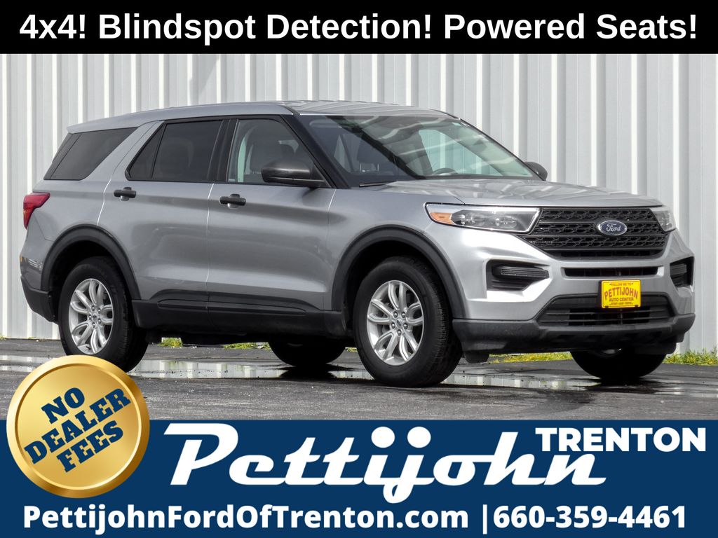 Silver Metallic 2021 Ford Explorer SUV / Crossover All-Wheel Drive Automatic
