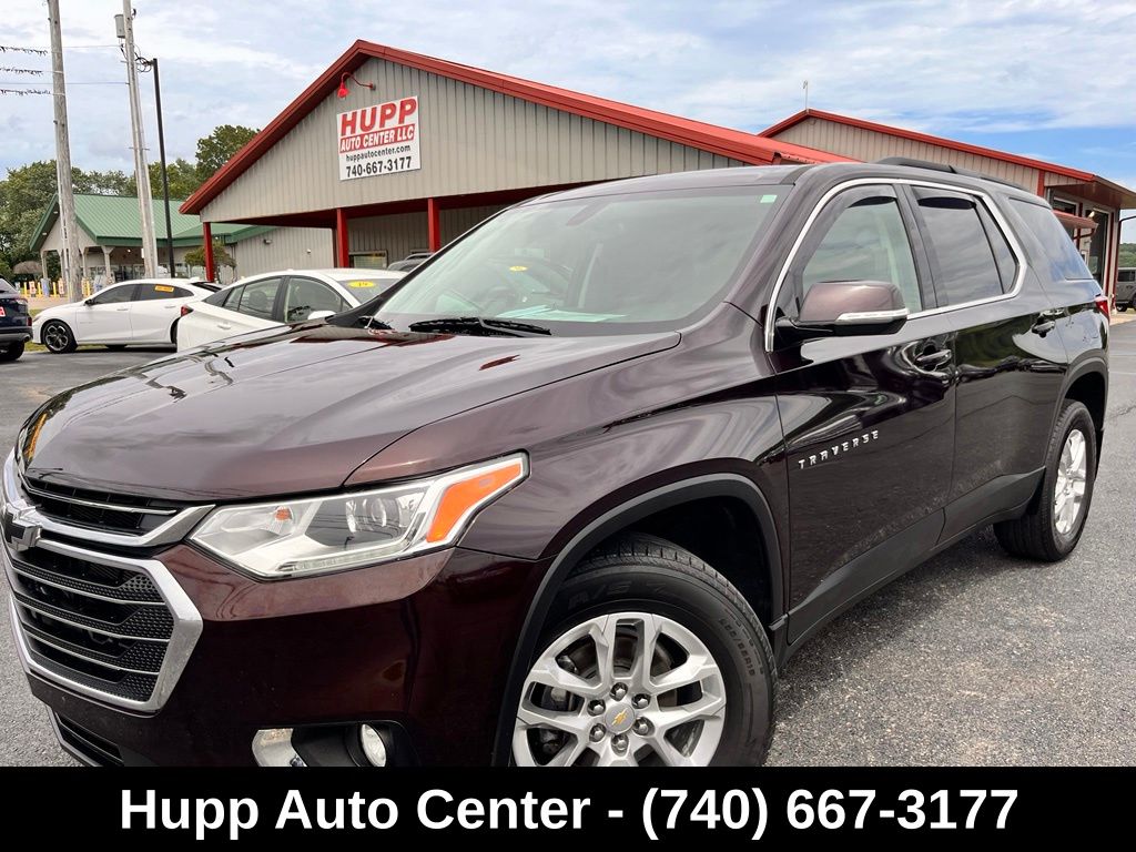 Black Cherry Metallic 2020 Chevrolet Traverse SUV / Crossover Four-Wheel Drive 9-Speed Automatic