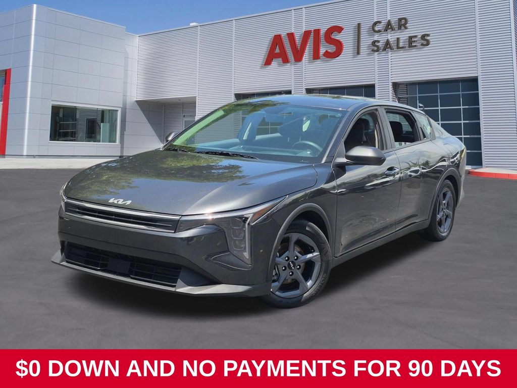 Interstellar Gray 2025 Kia K4 Sedan Front-Wheel Drive Continuously Variable Transmission