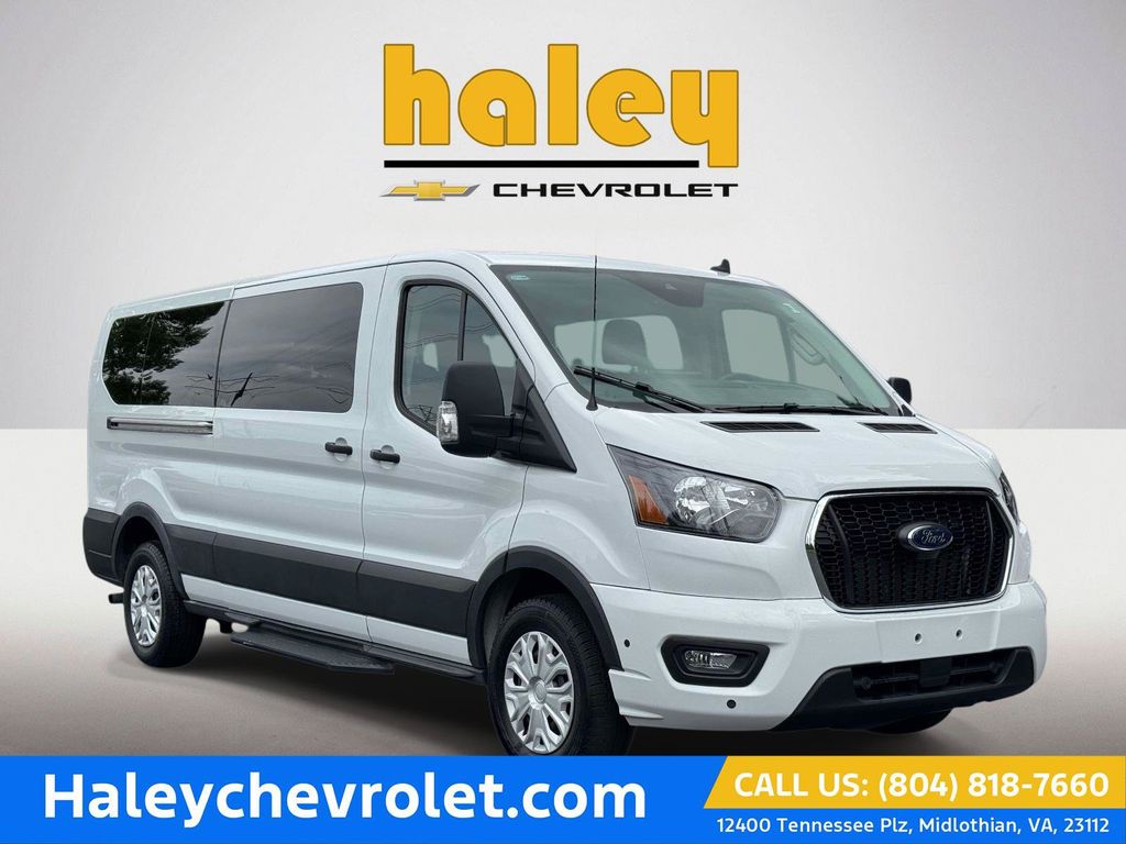 Oxford White 2025 Ford Transit Passenger Van Rear-Wheel Drive 