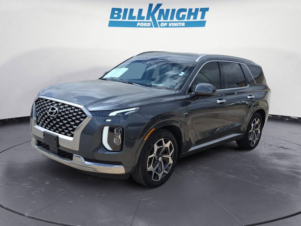 Gray (Steel Graphite) 2022 Hyundai Palisade Calligraphy FWD SUV / Crossover Front-Wheel Drive 8-Speed Automatic