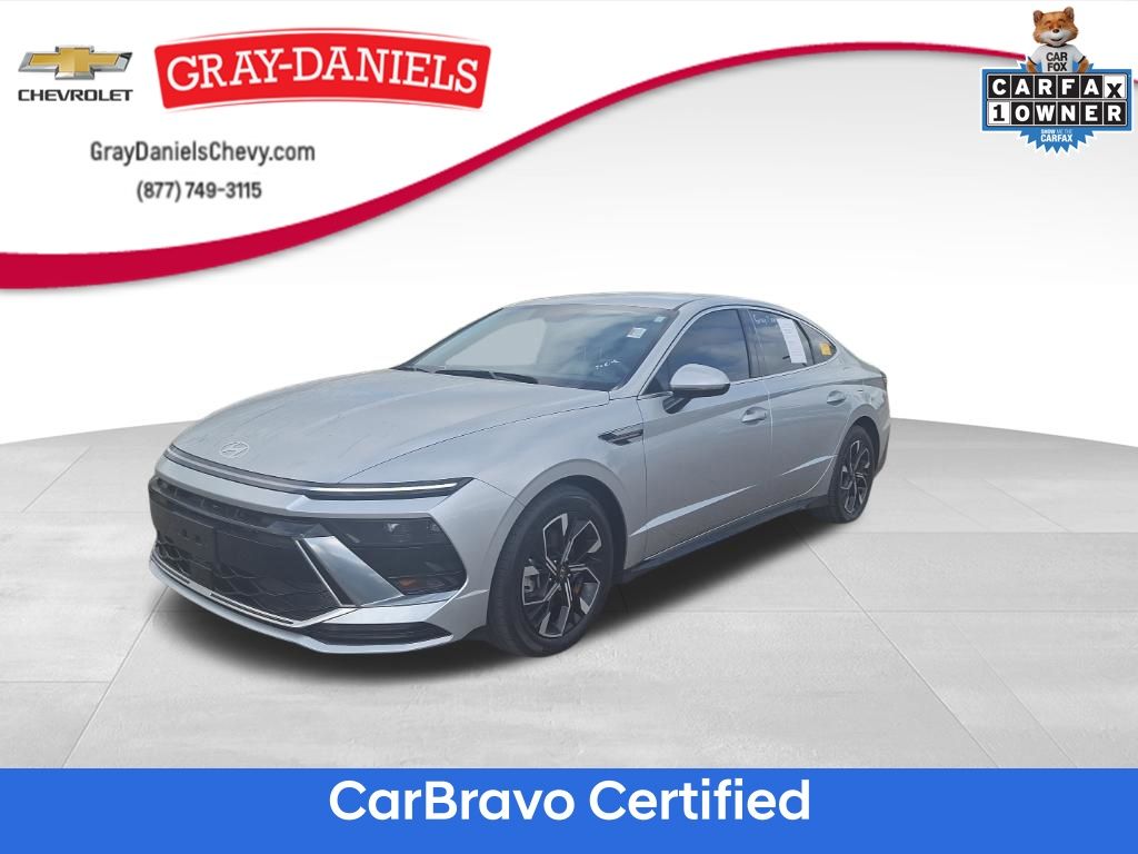 Aero Silver 2024 Hyundai Sonata SEL FWD Sedan Front-Wheel Drive 8-Speed Automatic