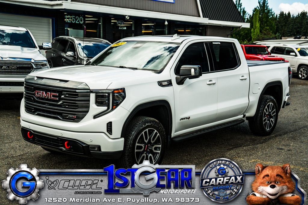 Summit White 2022 GMC Sierra 1500 Pickup Truck Four-Wheel Drive Automatic
