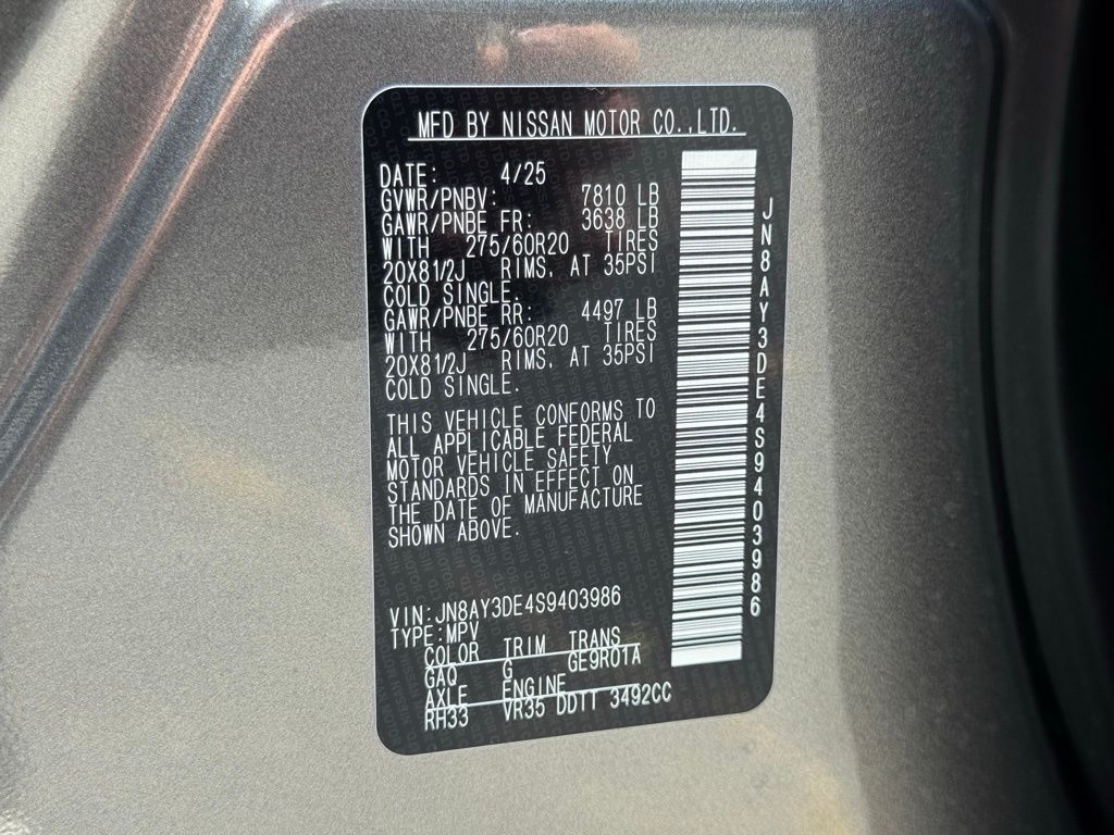 2025 Nissan Armada PRO-4X - Photo 18